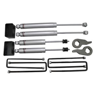 Freedom Off-Road® - 1"-3" x 3" Front and Rear Leveling Torsion Keys with Front Shocks