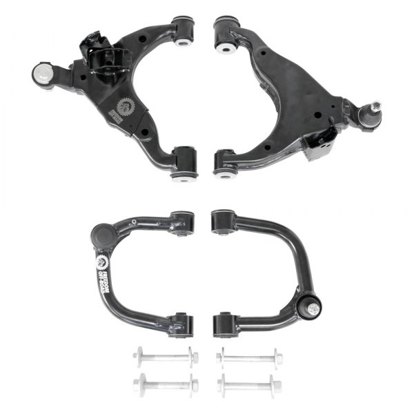 Freedom Off-Road® - Front Front Upper and Lower Upper and Lower Non-Adjustable Stamped Tubular Control Arm Kit