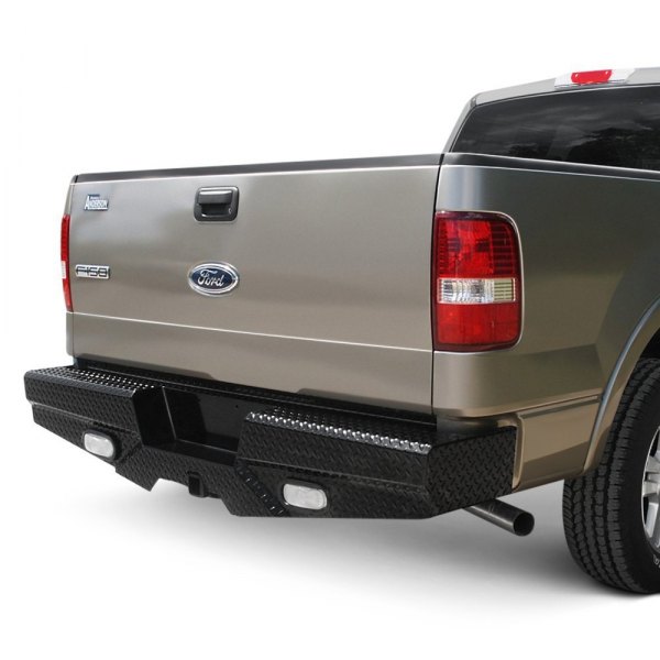 Frontier Truck Gear® - Diamond Series Full Width Rear HD Black Bumper