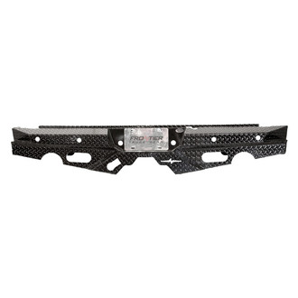 Frontier Truck Gear® - Diamond Series Full Width Black Powder Coated Rear HD Bumper