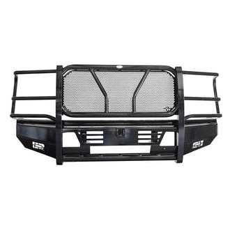 Frontier Truck Gear® - Pro Series Full Width Black Powder Coated Front HD Bumper with Full Grille Guard