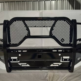 Frontier Truck Gear® - Pro Series Full Width Front HD Bumper with Brush Guard