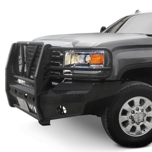 Frontier Truck Gear® - Full Width Front HD Black Bumper