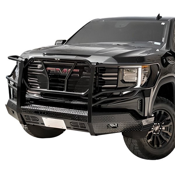 Frontier Truck Gear® - Original Series Full Width Front HD Black Powder Coated Bumper