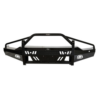 Frontier Truck Gear® - Xtreme Series Full Width Black Powder Coated Front HD Bumper with Pre-Runner Guard