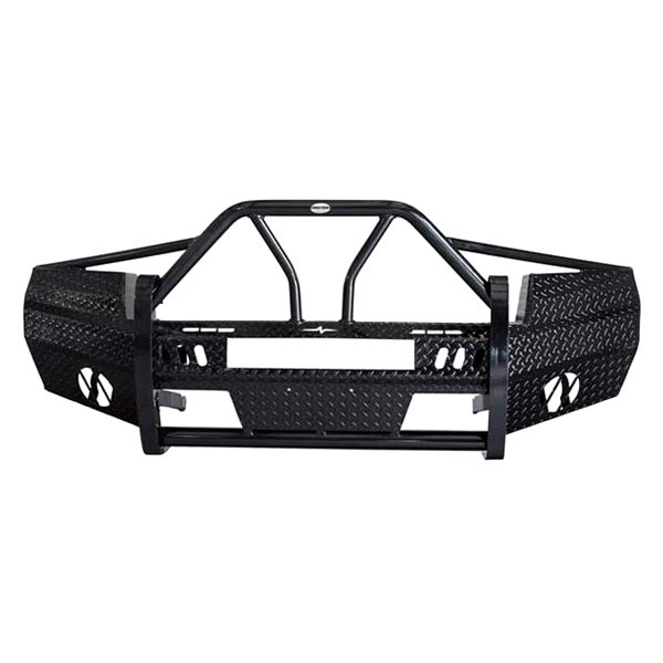 Frontier Truck Gear® - Xtreme Series Full Width Front HD Black Powder Coated Bumper