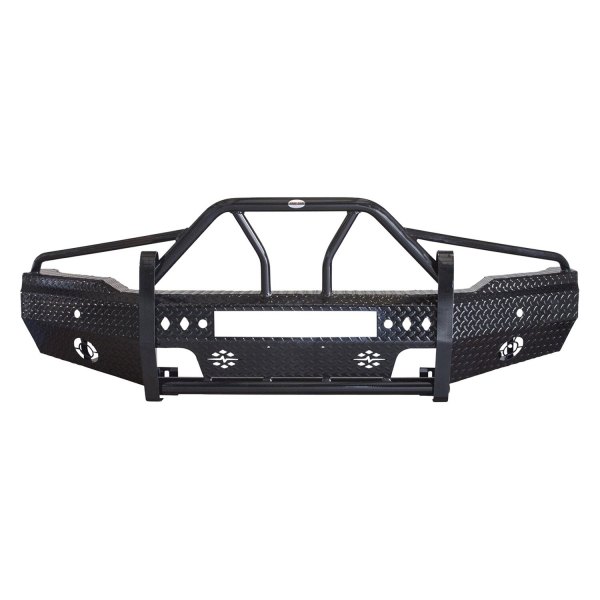 Frontier Truck Gear® - Xtreme Series Full Width Front HD Black Powder Coated Bumper