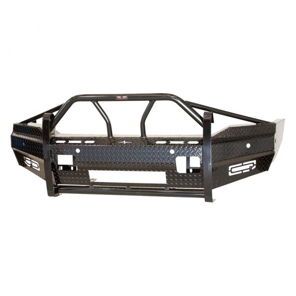 Frontier Truck Gear® - Xtreme Series Full Width Front HD Black Powder Coated Bumper