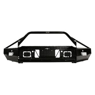 Frontier Truck Gear® - Xtreme Series Full Width Black Powder Coated Front HD Bumper with Pre-Runner Guard