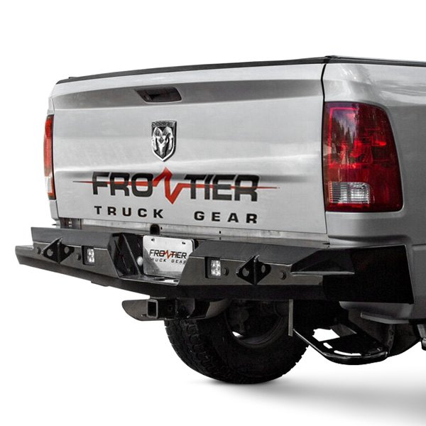 Frontier Truck Gear® - Sport Series Full Width Rear HD Black Bumper