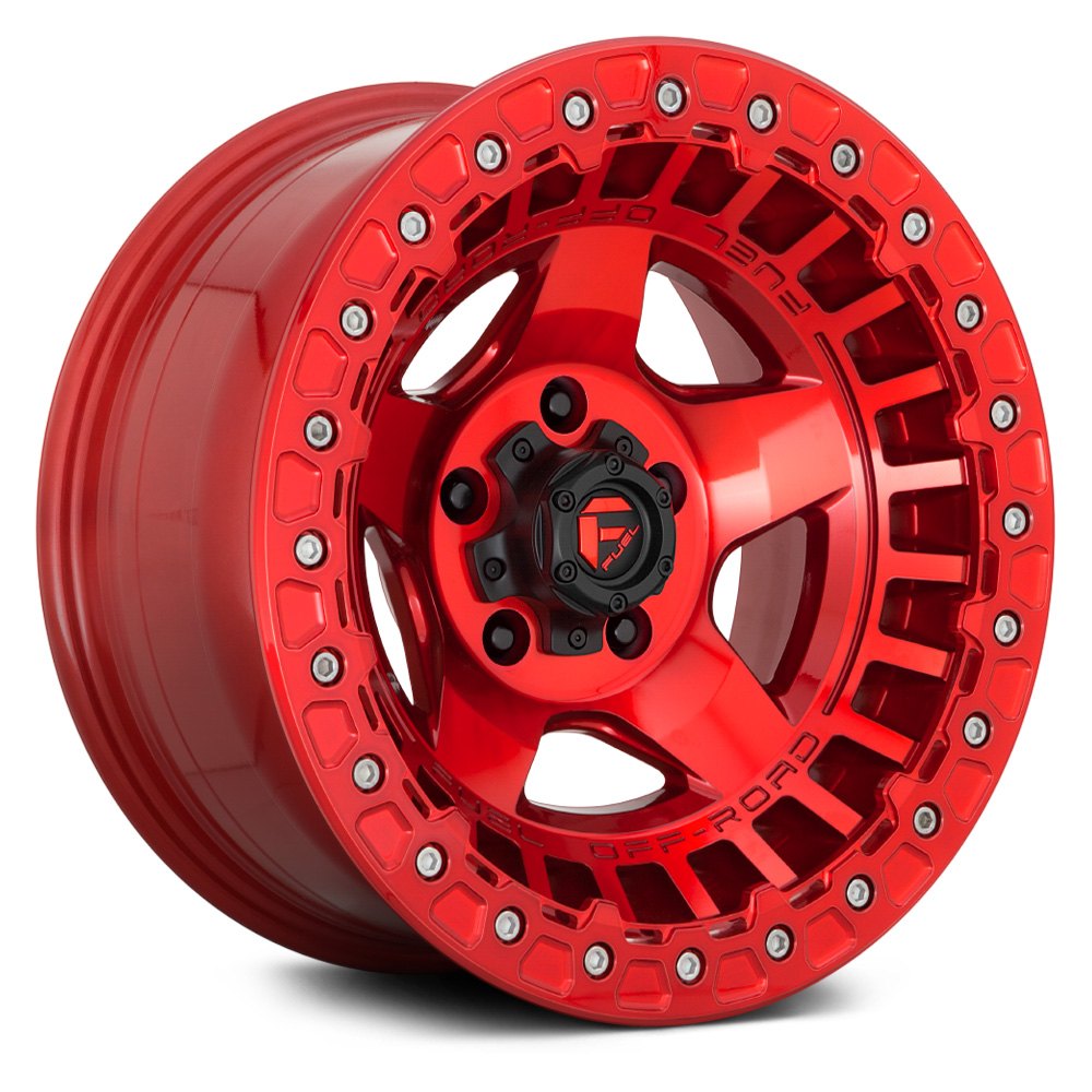 FUEL® D117 BEADLOCK WARP 1PC Wheels Candy Red Rims