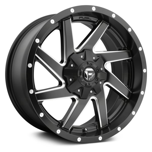 FUEL® - D594 RENEGADE 1PC Black with Milled Accents