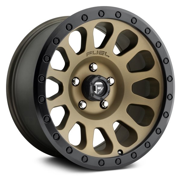 FUEL® - D600 VECTOR 1PC Matte Black with Bronze Face and Bead Ring
