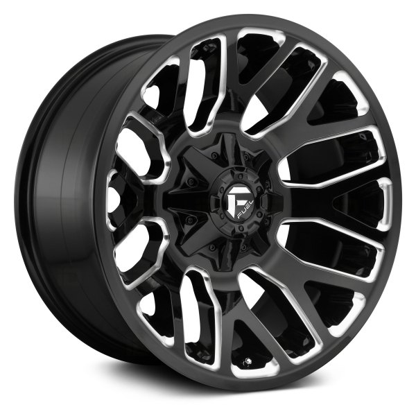FUEL® - D623 WARRIOR 1PC Gloss Black with Milled Accents