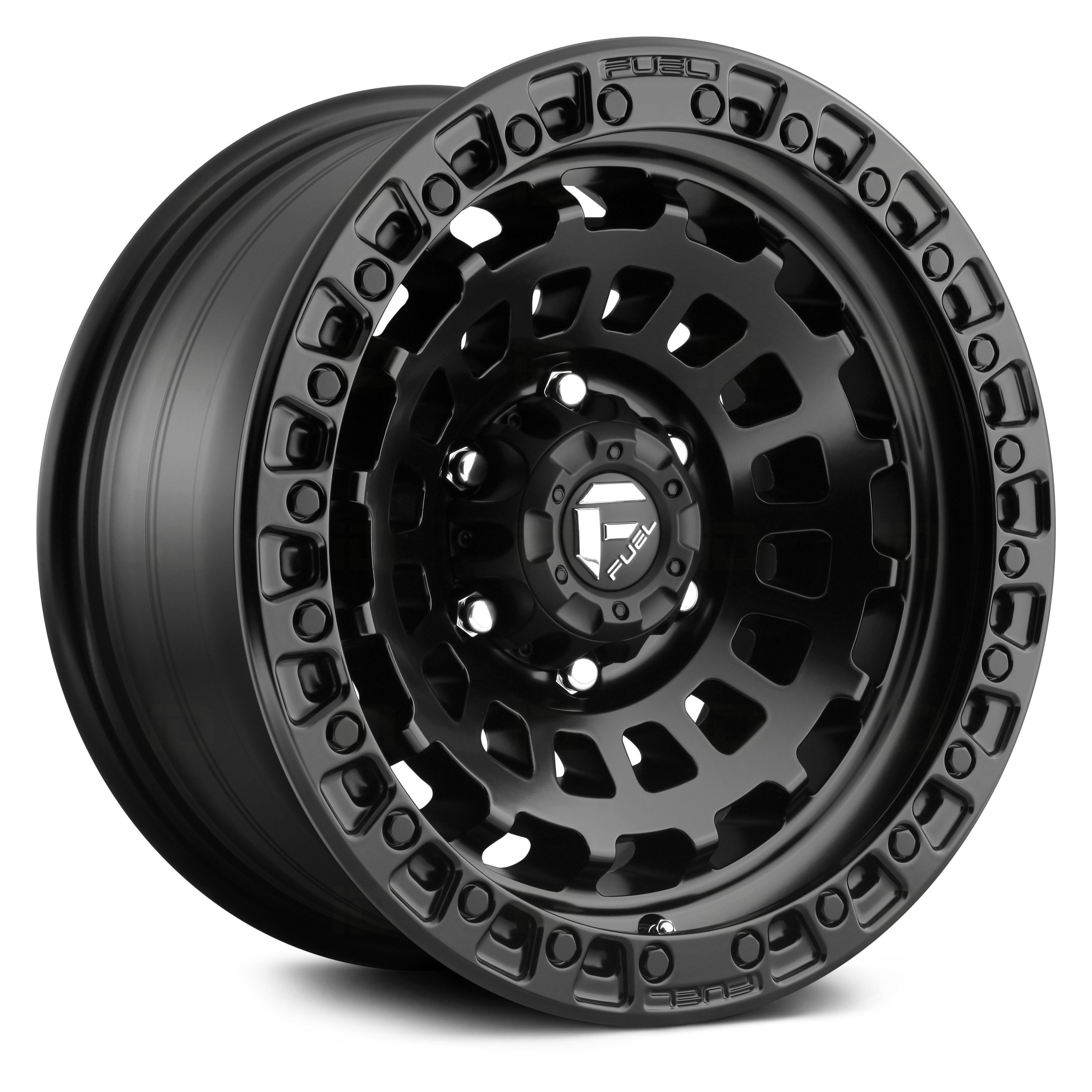 FUEL® D633 TRUCK ZEPHYR Wheels - Matte Black Rims - D63318907545