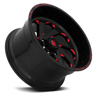 D638 VORTEX 1PC Gloss Black with Candy Red Accents