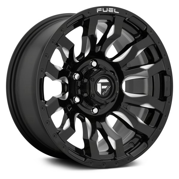 FUEL® - D673 BLITZ 1PC Gloss Black with Milled Accents
