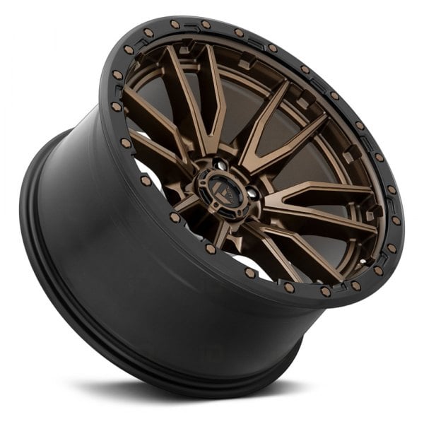 FUEL® D681 REBEL 6 Wheels - Bronze Center with Black Lip Rims