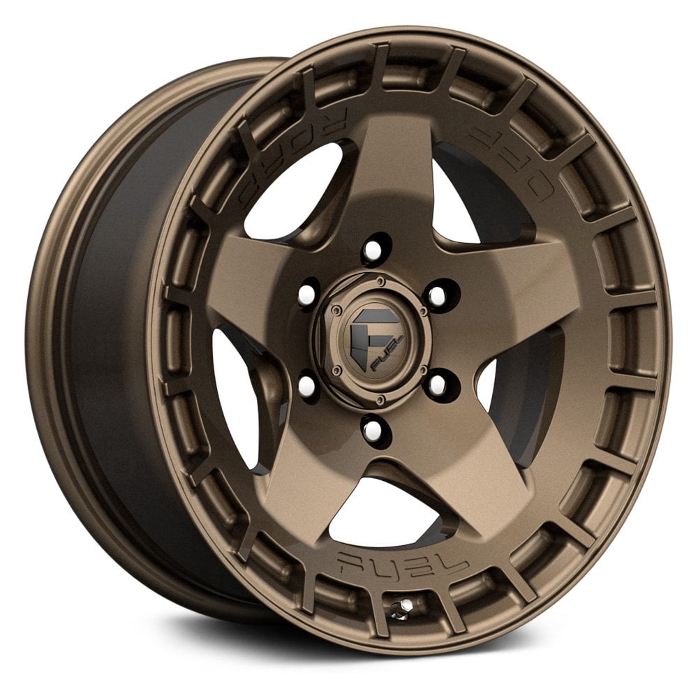 FUEL® D735 WARP 1PC Wheels - Matte Bronze Rims