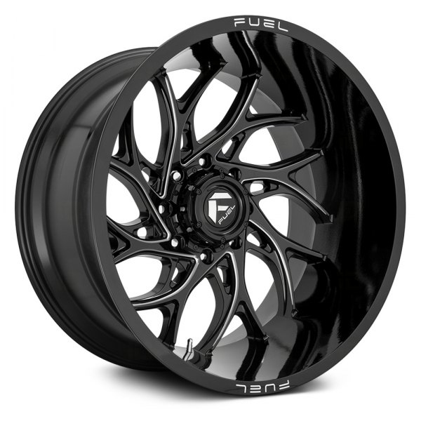 FUEL® - D741 RUNNER 1PC Gloss Black with Milled Accents