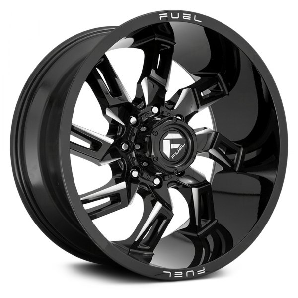 FUEL® - D747 LOCKDOWN 1PC Gloss Black with Milled Accents