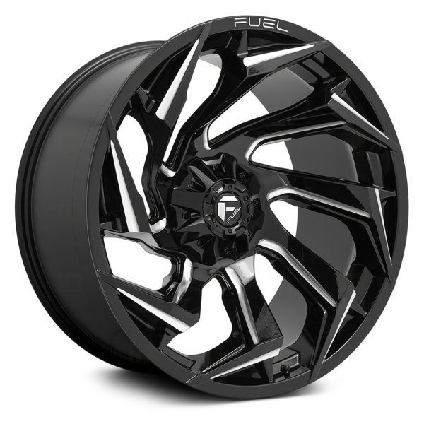 FUEL® - D753 REACTION 1PC Gloss Black with Milled Accents