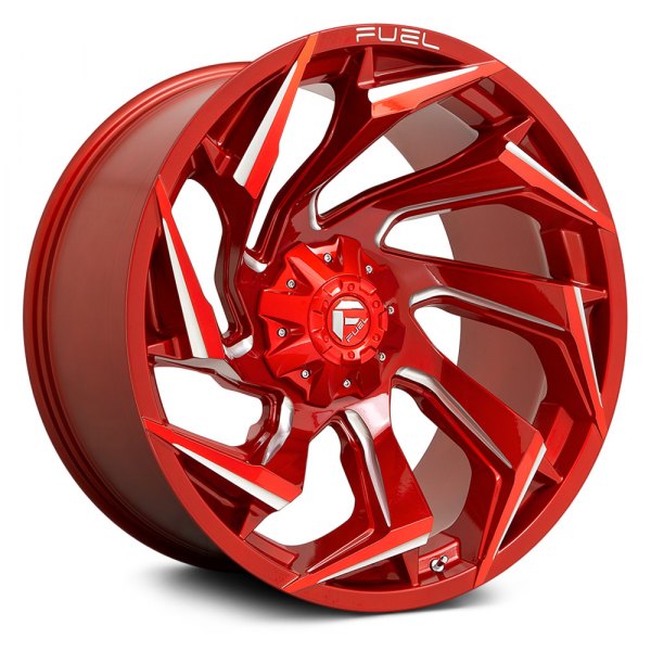 FUEL® - D754 REACTION 1PC Candy Red with Milled Accents