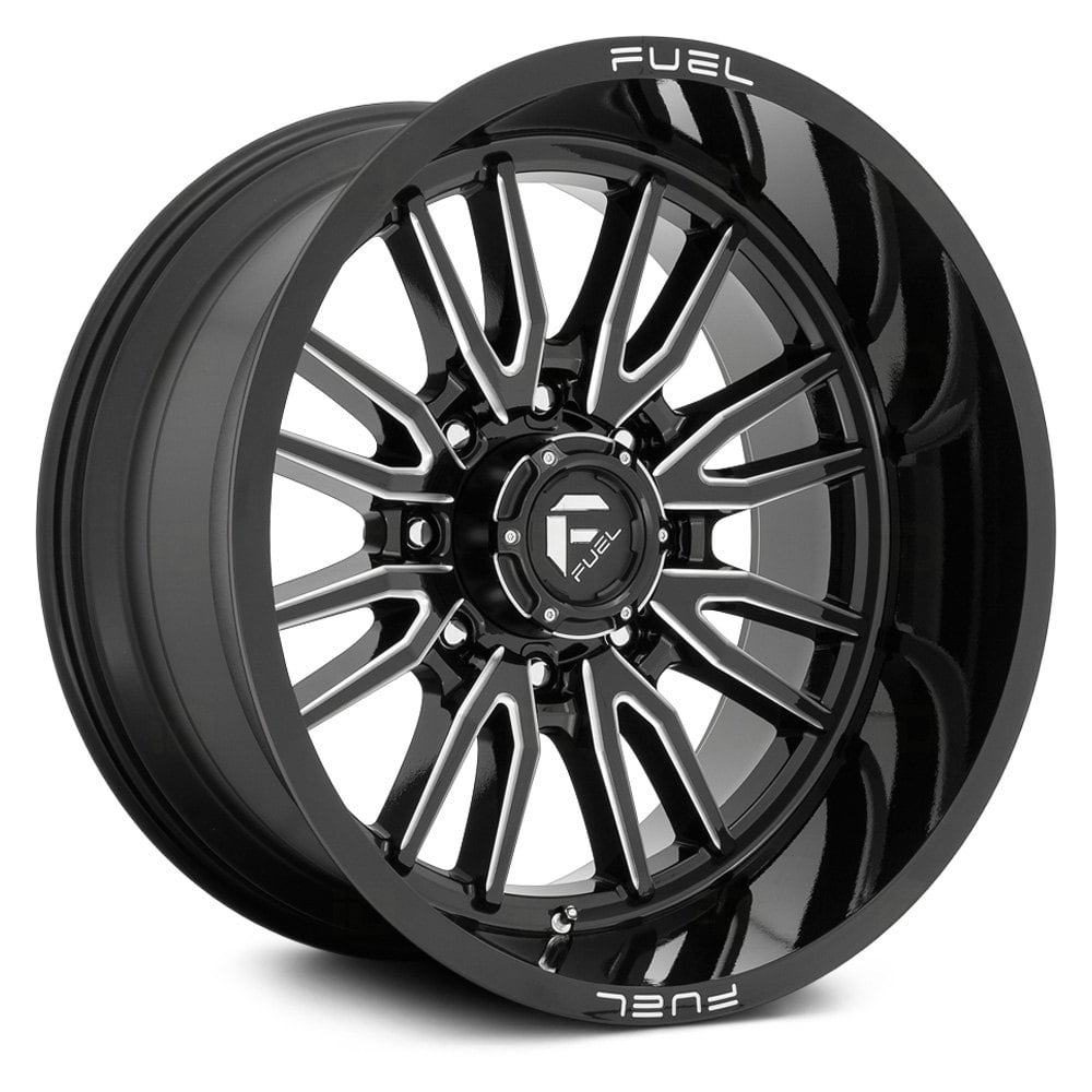 FUEL® D761 CLASH 8 1PC Wheels - Gloss Black with Milled Accents Rims ...