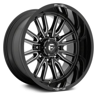 FUEL® - D761 CLASH 8 Gloss Black with Milled Accents