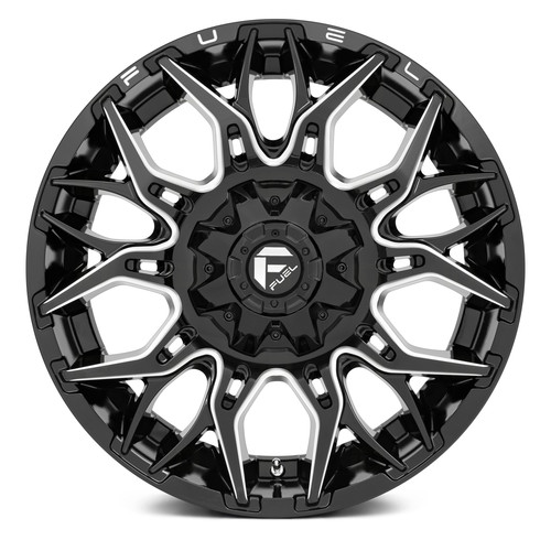 FUEL® D769 TWITCH Wheels - Gloss Black with Milled Accents Rims