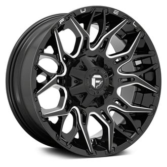 FUEL® - D769 TWITCH Gloss Black with Milled Accents