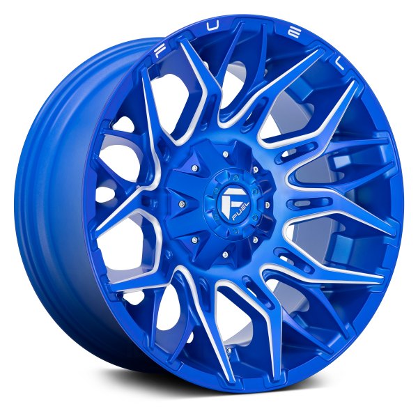 FUEL® - D770 TWITCH 1PC Anodized Blue with Milled Accents