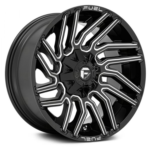FUEL® - D773 TYPHOON 1PC Gloss Black with Milled Accents