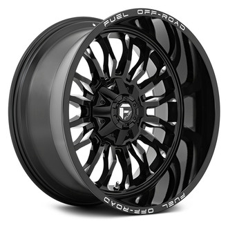 FUEL® D795 ARC Wheels - Gloss Black with Milled Accents Rims
