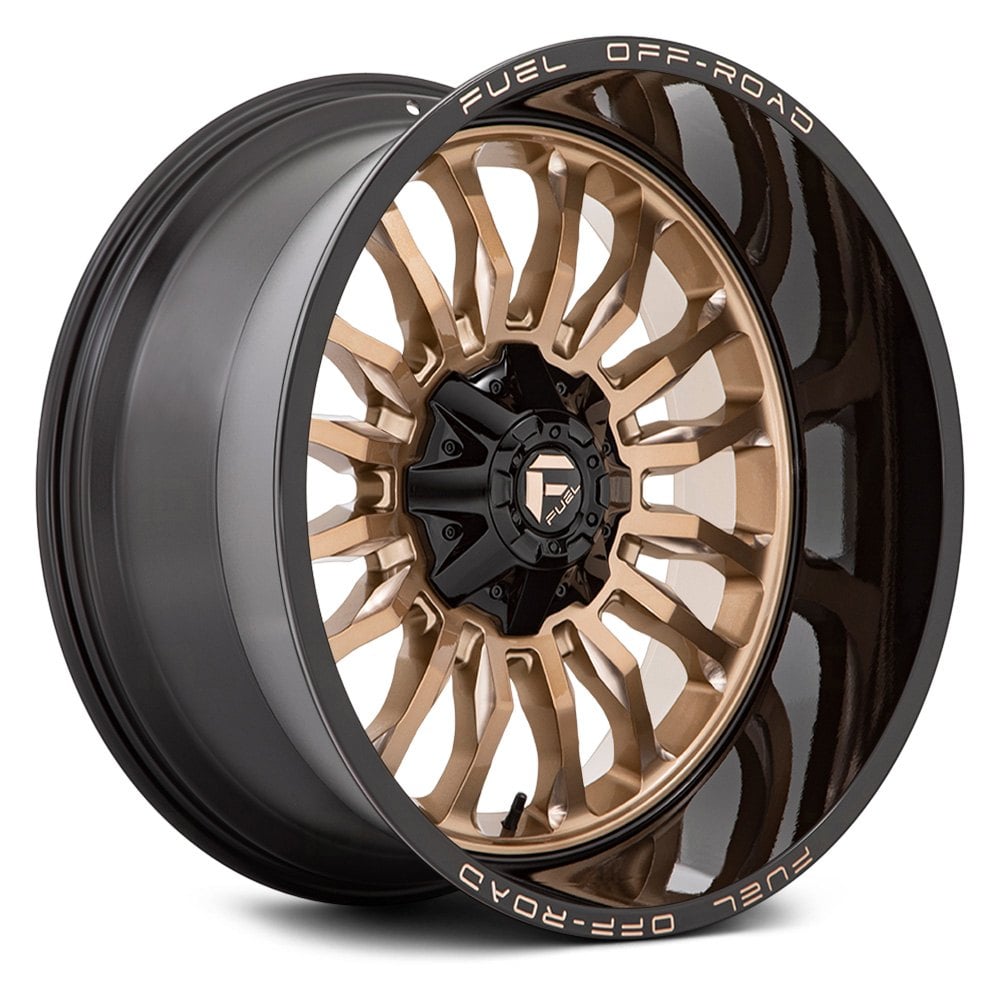 FUEL® D797 ARC Wheels - Platinum Bronze with Black Lip Rims