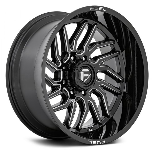 FUEL® - D807 HURRICANE 1PC Gloss Black with Milled Accents