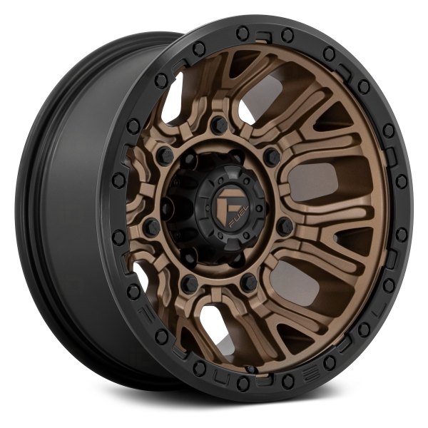 FUEL® - D826 TRACTION 1PC Matte Bronze with Black Ring