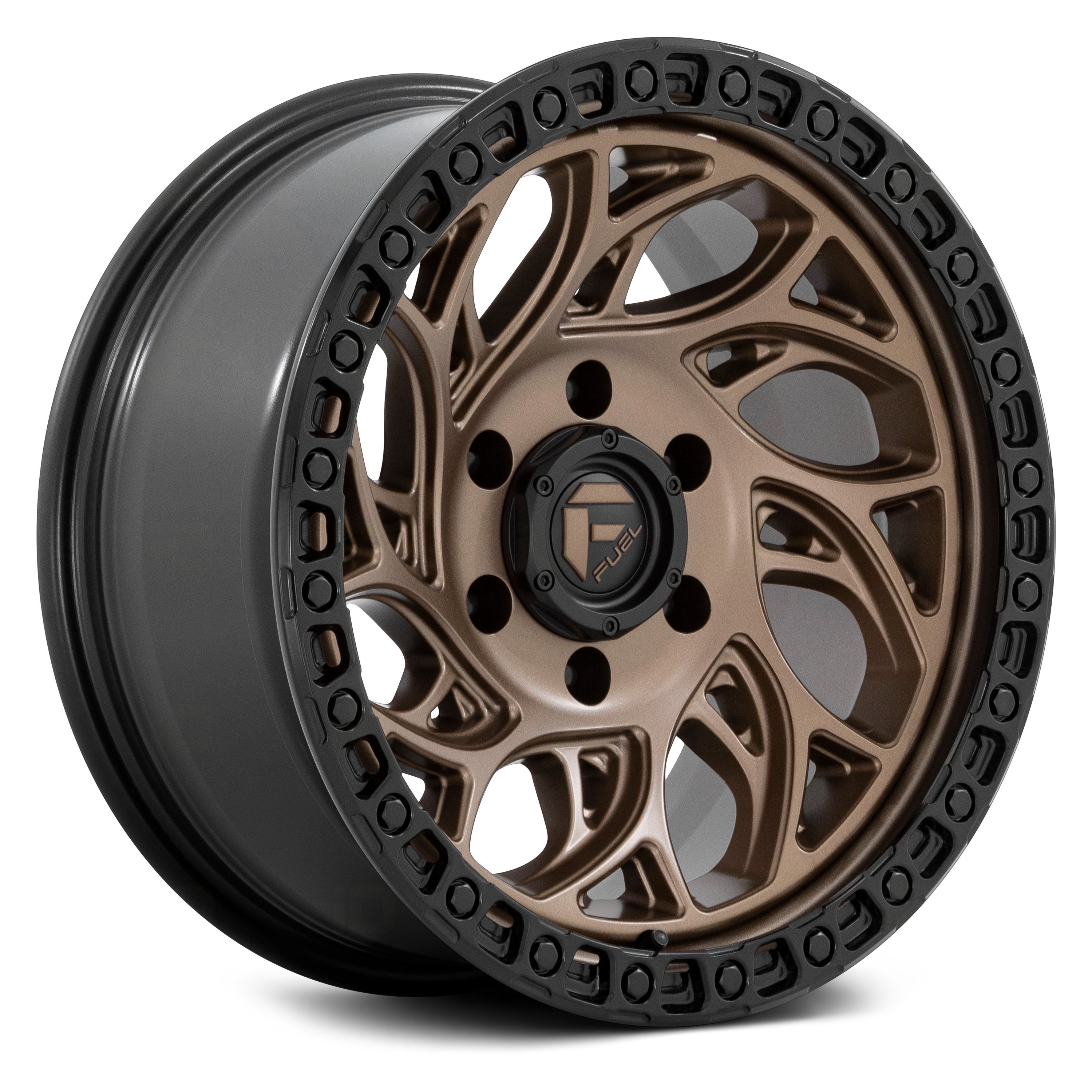 ナオ FUEL® D841 RUNNER OR Wheels - Bronze with Black Ring Rims