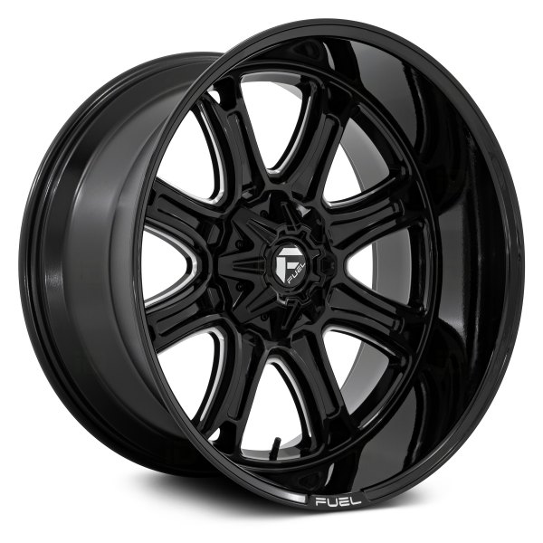 FUEL® - FC853 DARKSTAR Gloss Black with Milled Accents