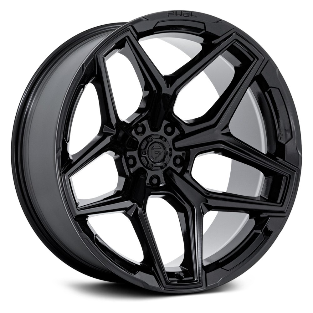 【CHACOLI 】FR01 BLACK FUEL® FC854 FLUX 5 Wheels - Gloss Black Rims
