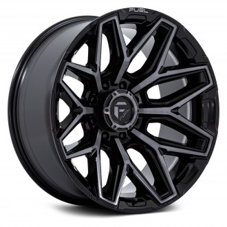 FUEL® FC854 FLUX 8 Wheels - Gloss Black with Brushed Face