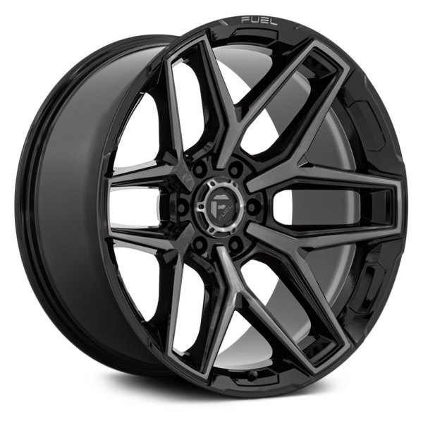 FUEL® - FC854 FLUX Gloss Black with Brushed Face