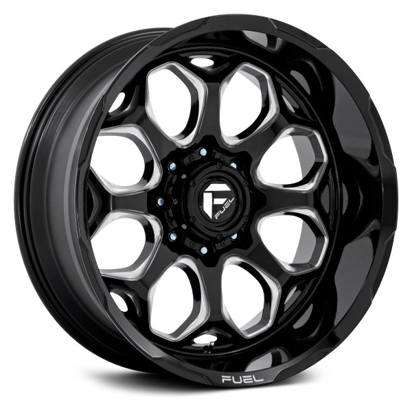 FUEL® - FC862 SCEPTER Gloss Black with Milled Accents