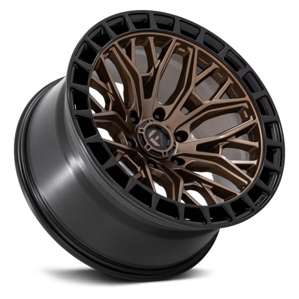 FUEL® FC869 SIGMA Wheels - Matte Bronze with Matte Black Lip Rims