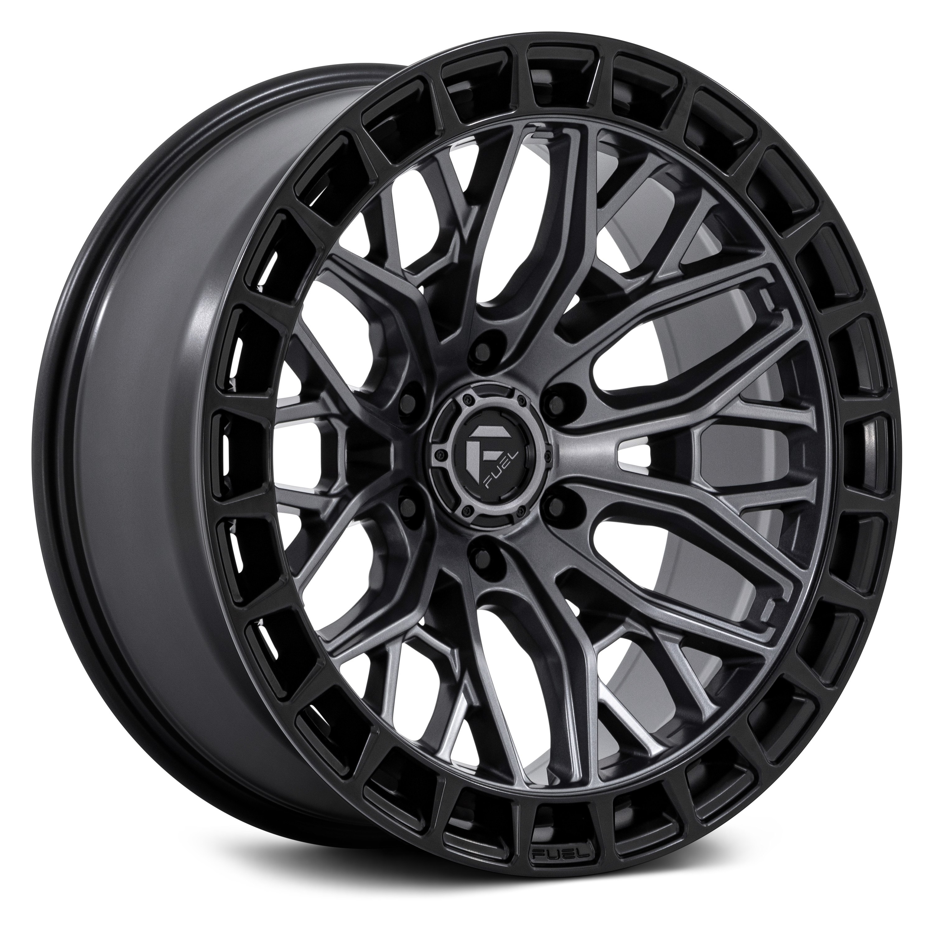 FUEL® FC869 SIGMA Wheels - Matte Gunmetal with Matte Black