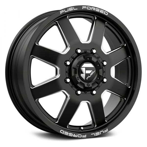 FUEL® - FF09D Front Matte Black with Milled Accents