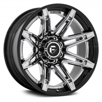 FUEL FUSION FORGED® - FC401 BRAWL Chrome with Gloss Black Lip