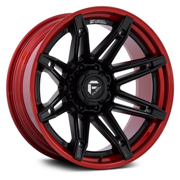 FUEL FUSION FORGED® - FC401 BRAWL Matte Black with Candy Red Lip