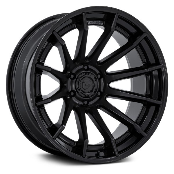 FUEL FUSION FORGED® - FC403 BURN Matte Black with Gloss Black Lip