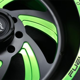 Fuel® - FF10 Matte Black Lip with Lime Candy Green